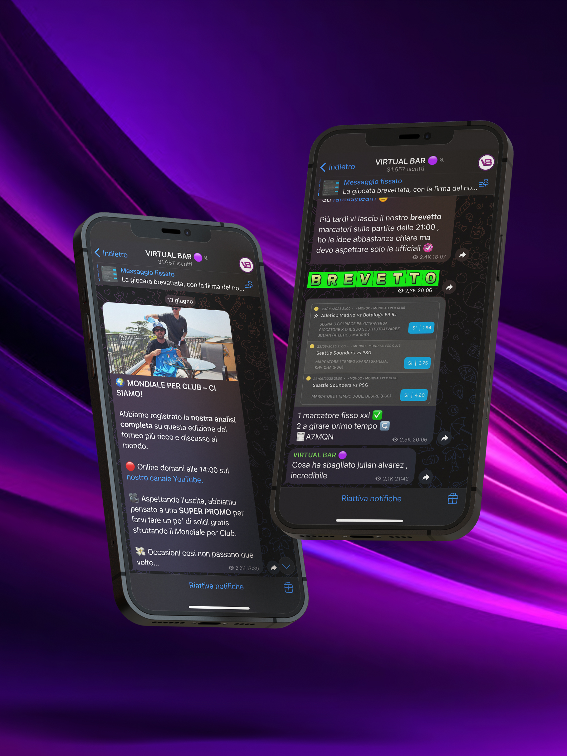 Virtual Bar - telegram story